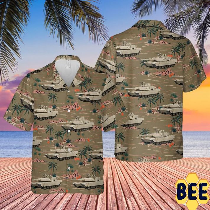 Us Army M1 Abrams Trending Hawaiian Shirt Us Army M1 Abrams Trending Hawaiian Shirt