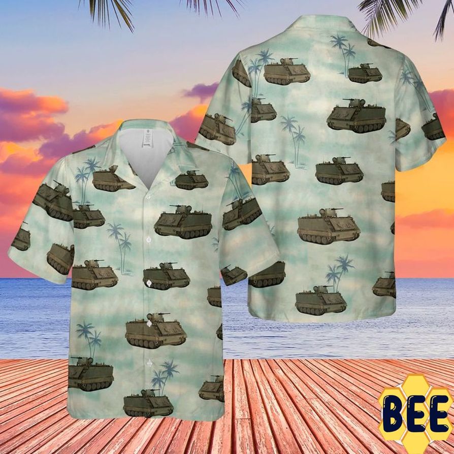 Us Army M-113 Tank Trending Hawaiian Shirt Us Army M-113 Tank Trending Hawaiian Shirt
