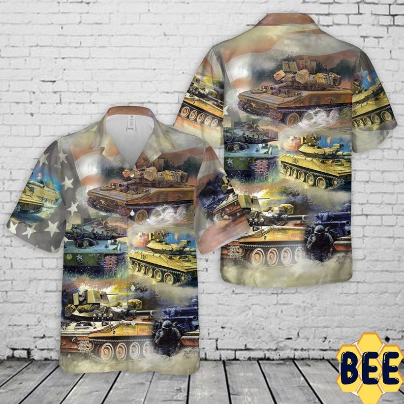Us Army M551 Sheridan Tank Trending Hawaiian Shirt Us Army M551 Sheridan Tank Trending Hawaiian Shirt