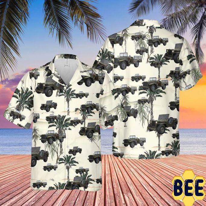 Us Army Wwii Truck Trending Hawaiian Shirt Us Army Wwii Truck Trending Hawaiian Shirt
