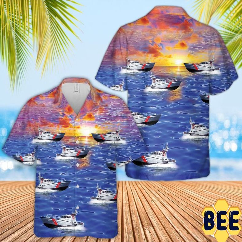 Us Coast Guard Motor Life Boat Trending Hawaiian Shirt Us Coast Guard Motor Life Boat Trending Hawaiian Shirt
