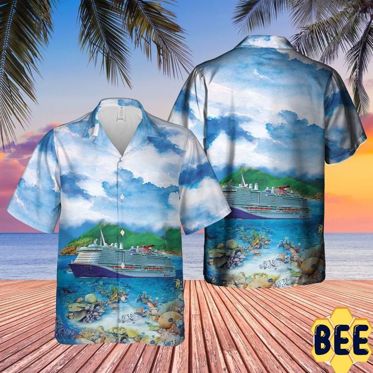 Us Cruise Ship Mardi Gras Ocean Life Trending Hawaiian Shirt Us Cruise Ship Mardi Gras Ocean Life Trending Hawaiian Shirt