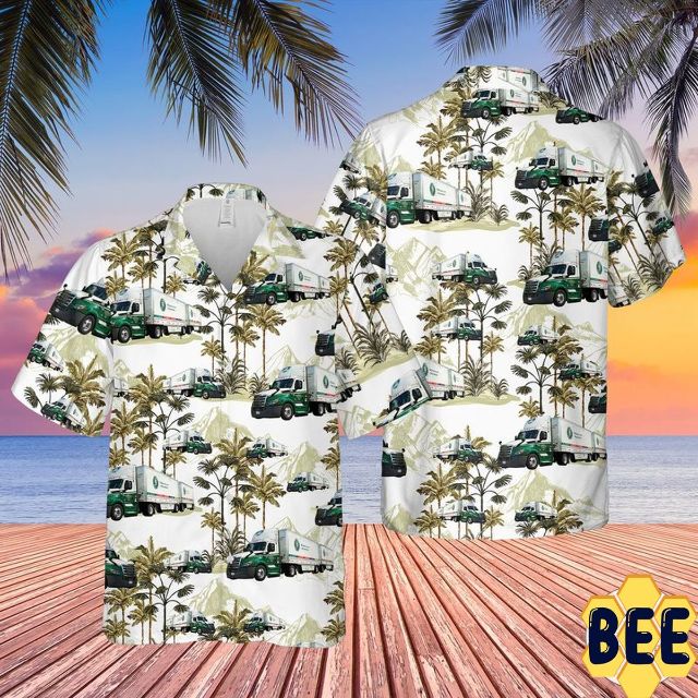 Us Truck Transportation Trending Hawaiian Shirt Us Truck Transportation Trending Hawaiian Shirt