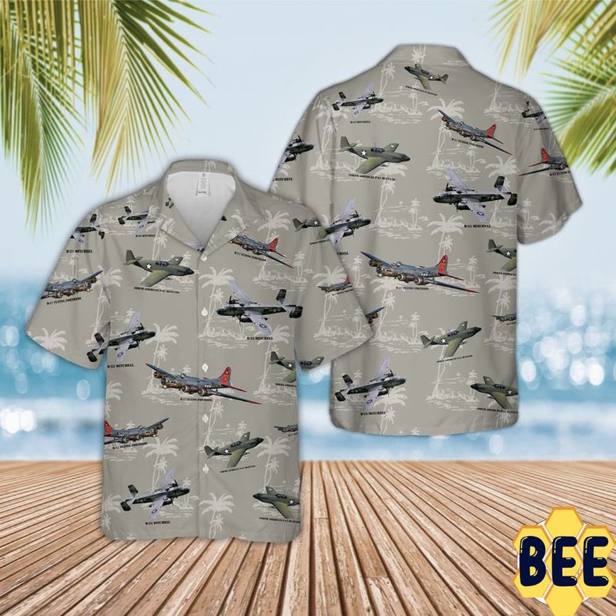 Usa Aircraft Of World War Ii Trending Hawaiian Shirt Usa Aircraft Of World War Ii Trending Hawaiian Shirt