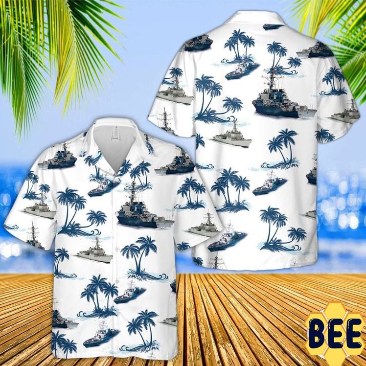 Uss Arleigh Burke-Class Destroyer Ship Trending Hawaiian Shirt Uss Arleigh Burke-Class Destroyer Ship Trending Hawaiian Shirt