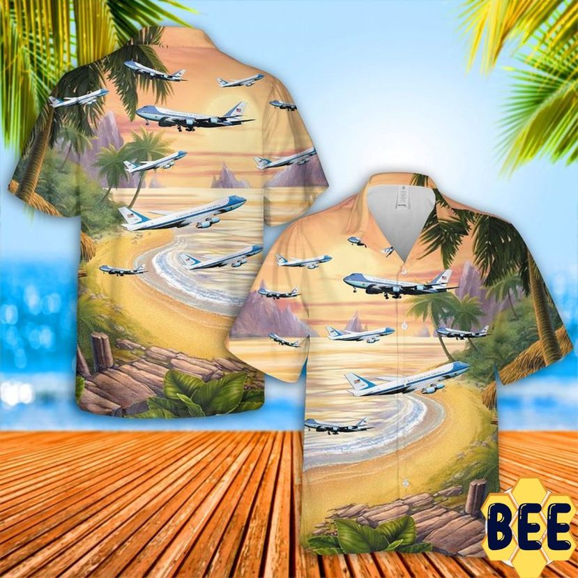 Vc-25 Air Force One Trending Hawaiian Shirt Vc-25 Air Force One Trending Hawaiian Shirt