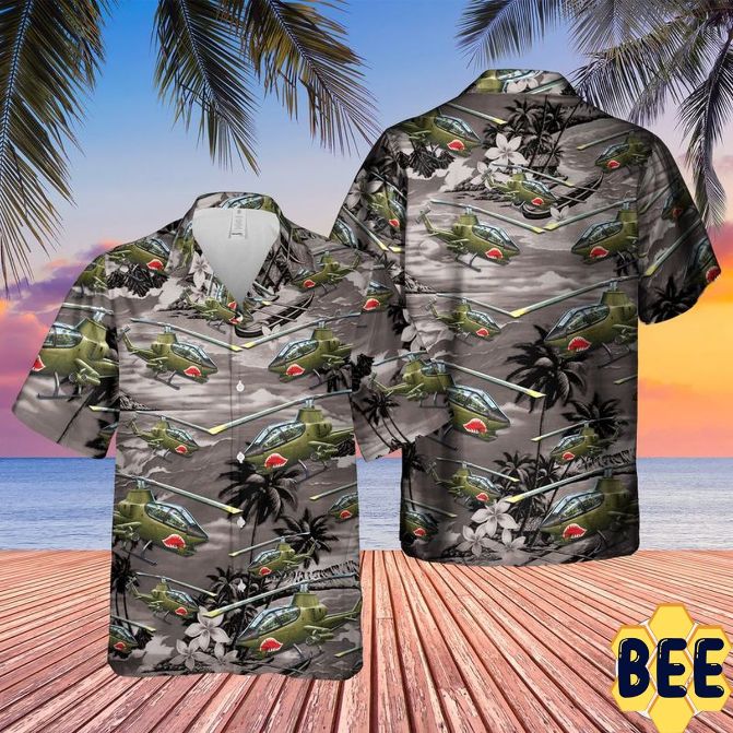 Vietnam Era Ah-1 Cobra Helicopter Trending Hawaiian Shirt Vietnam Era Ah-1 Cobra Helicopter Trending Hawaiian Shirt