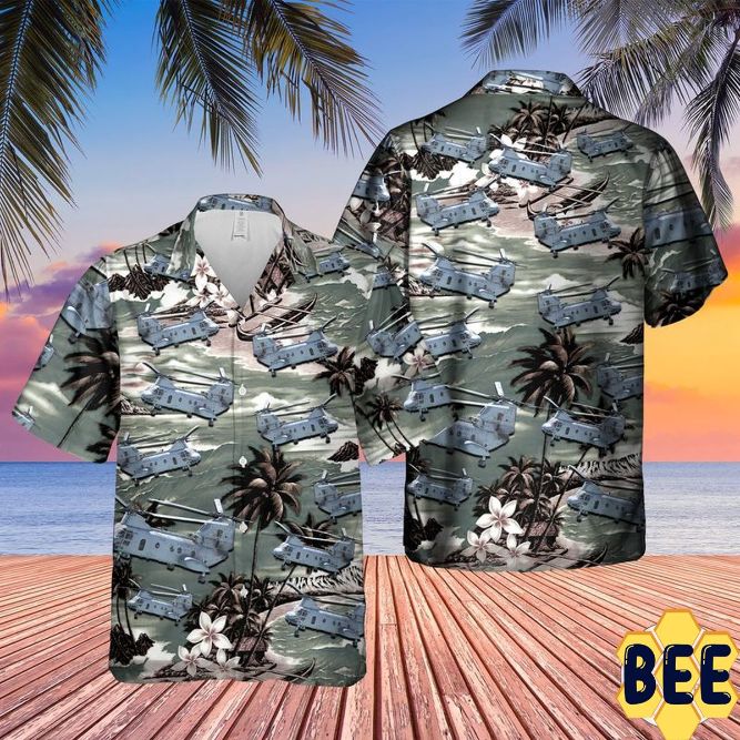 Vietnam Era Ch-46 Sea Knight Helicopter Trending Hawaiian Shirt Vietnam Era Ch-46 Sea Knight Helicopter Trending Hawaiian Shirt