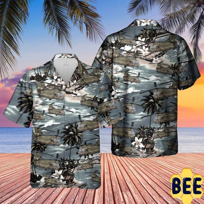 Vietnam Era Ch-47 Chinook Helicopter Trending Hawaiian Shirt Vietnam Era Ch-47 Chinook Helicopter Trending Hawaiian Shirt