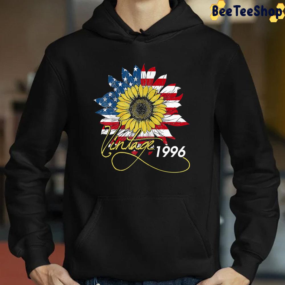 Vintage 1996 Sunflower 4th July Independence Day Patriotic Trending Unisex T-Shirt Vintage 1996 Sunflower 4th July Independence Day Patriotic Trending Unisex T-Shirt