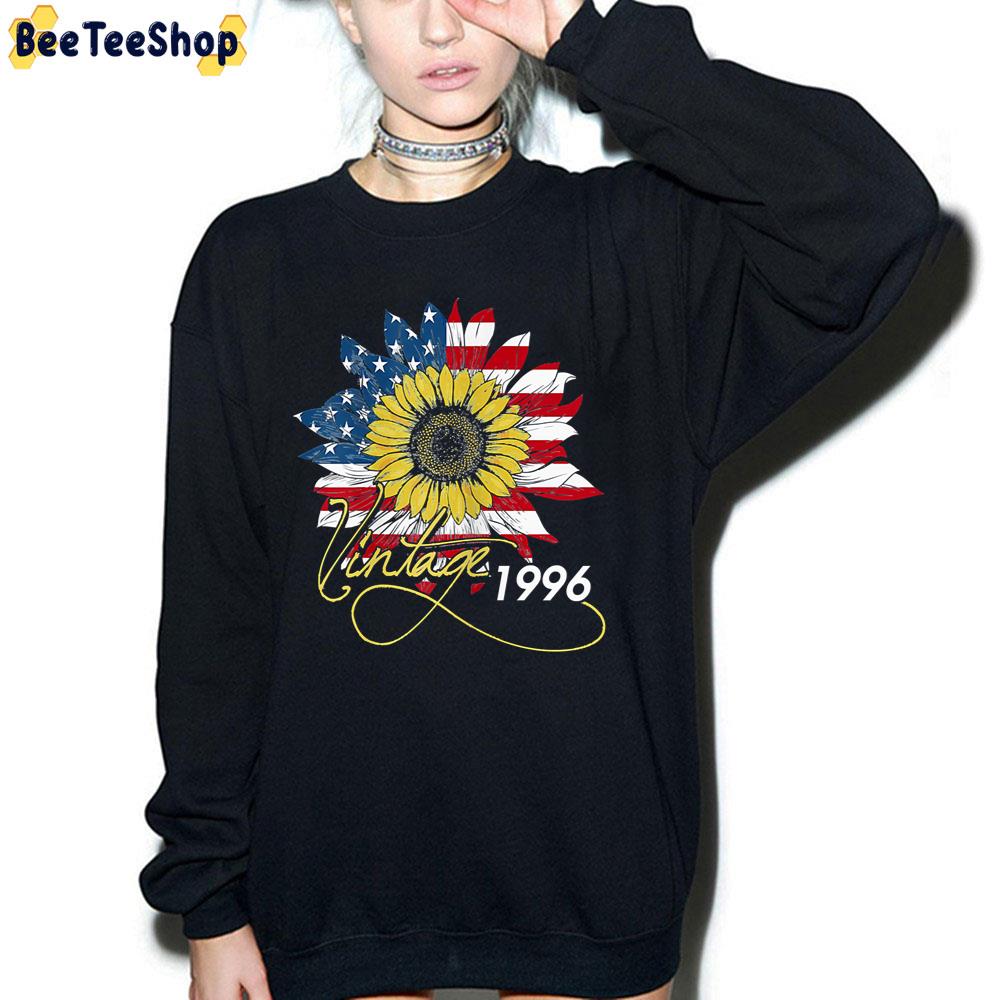 Vintage 1996 Sunflower 4th July Independence Day Patriotic Trending Unisex T-Shirt Vintage 1996 Sunflower 4th July Independence Day Patriotic Trending Unisex T-Shirt