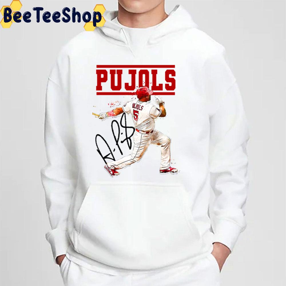 Vintage Albert Pujols Baseball Signature Trending Unisex T-Shirt Vintage Albert Pujols Baseball Signature Trending Unisex T-Shirt