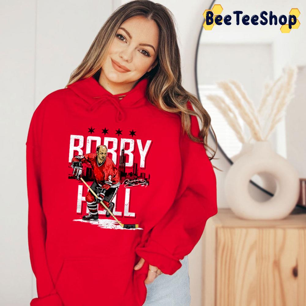 Vintage Art Bobby Hull Chicago Hockey Unisex T-Shirt Vintage Art Bobby Hull Chicago Hockey Unisex T-Shirt