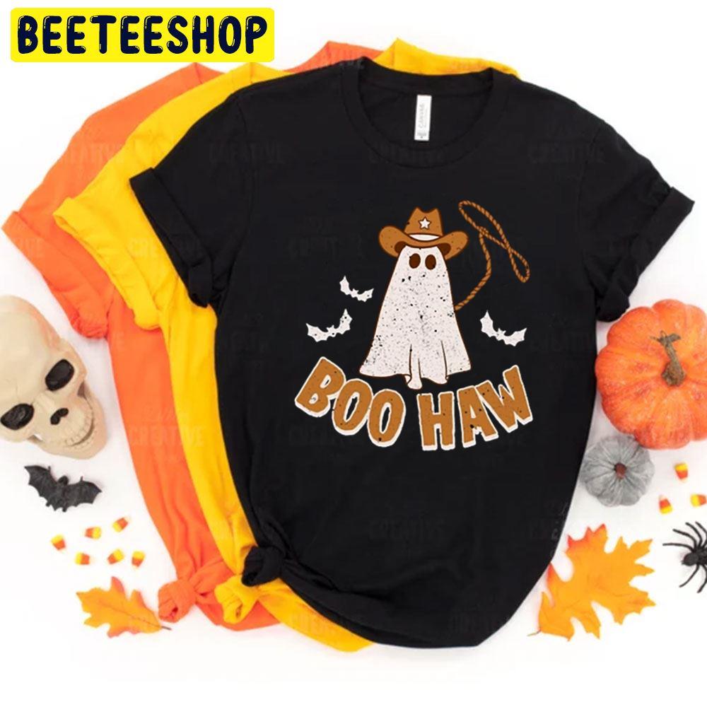 Vintage Art Boo Haw Halloween Trending Unisex T-Shirt Vintage Art Boo Haw Halloween Trending Unisex T-Shirt