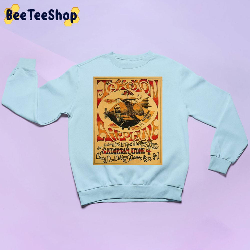 Vintage Art Jefferson Airplane Concert Trending Unisex Sweatshirt Vintage Art Jefferson Airplane Concert Trending Unisex Sweatshirt
