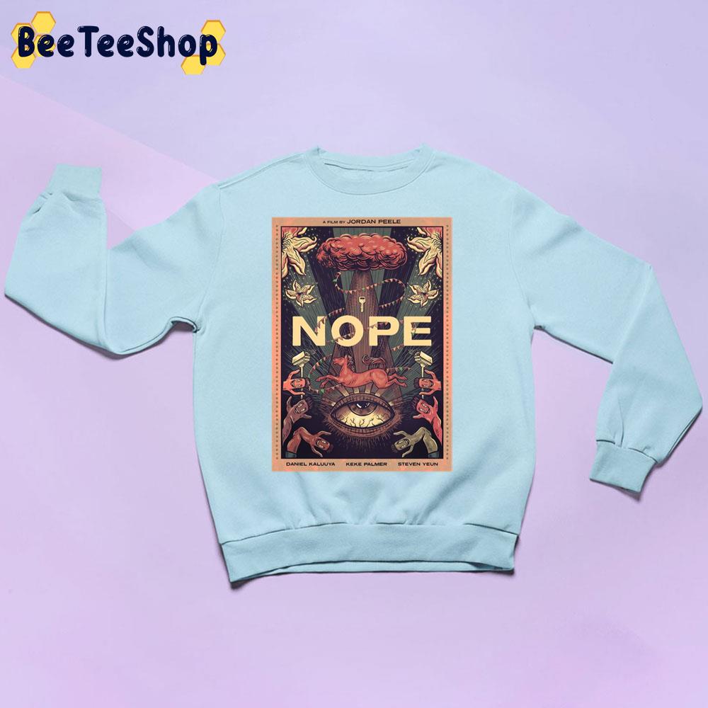 Vintage Art Nope 2022 New Movie Art Unisex Sweatshirt Vintage Art Nope 2022 New Movie Art Unisex Sweatshirt