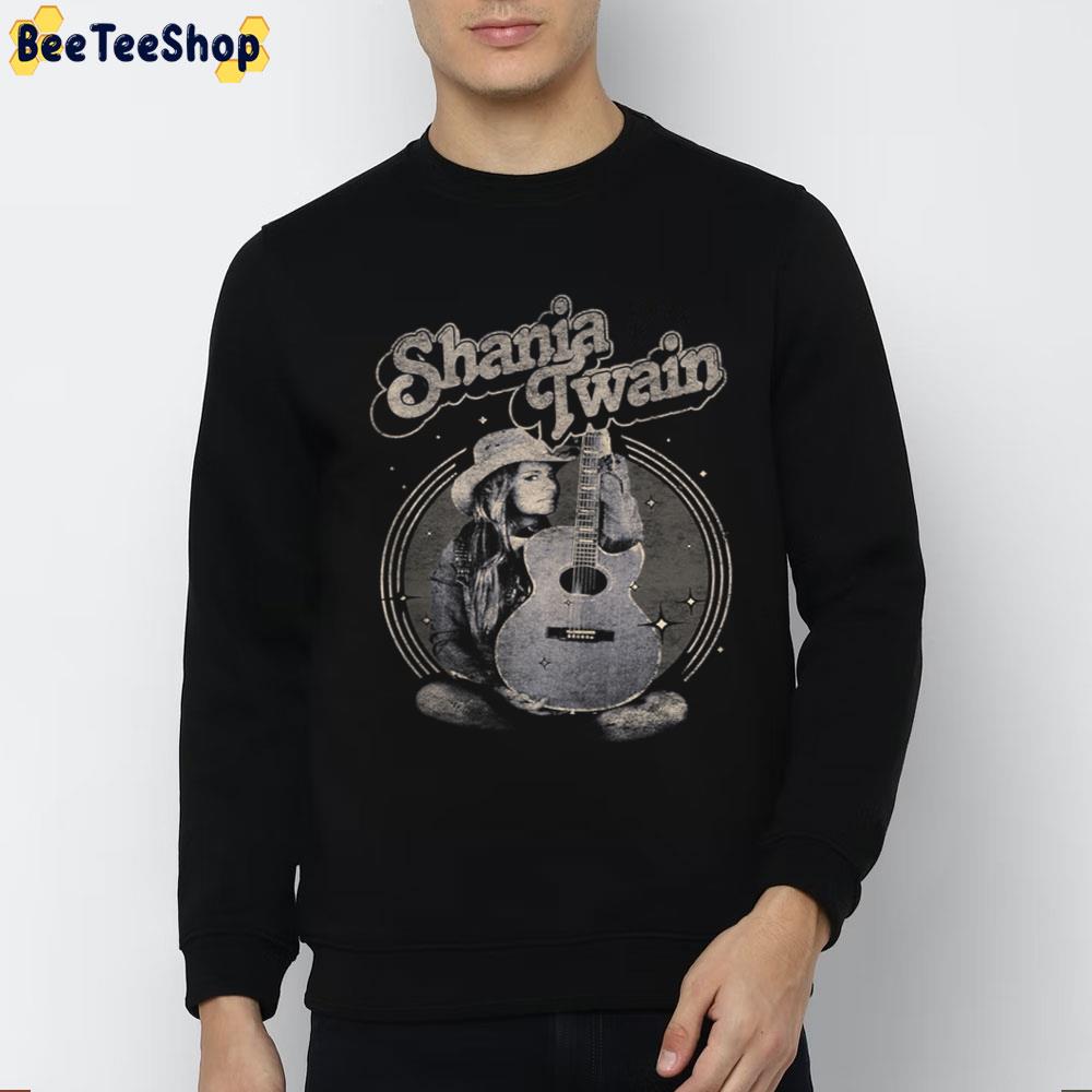 Vintage Art Shania Navy Guitar Trending Unisex T-Shirt Vintage Art Shania Navy Guitar Trending Unisex T-Shirt