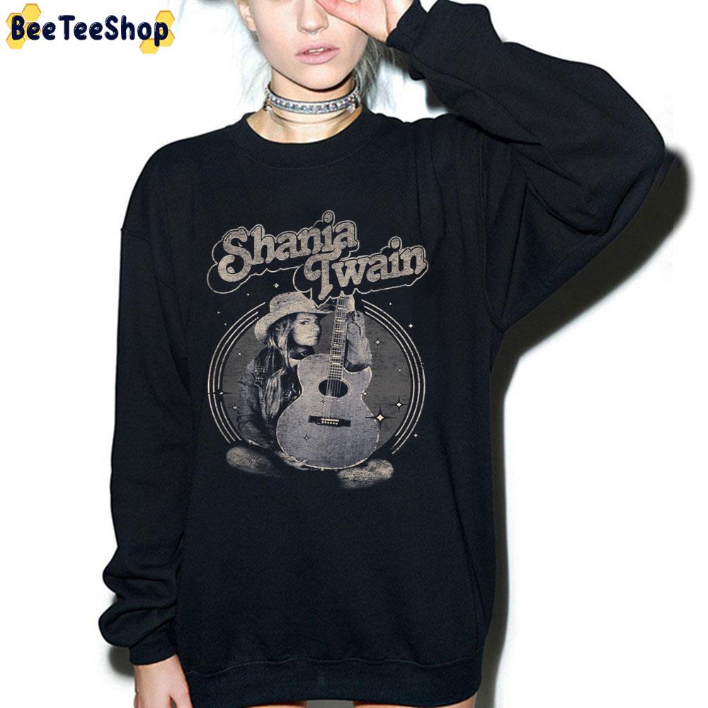 Vintage Art Shania Navy Guitar Trending Unisex T-Shirt Vintage Art Shania Navy Guitar Trending Unisex T-Shirt