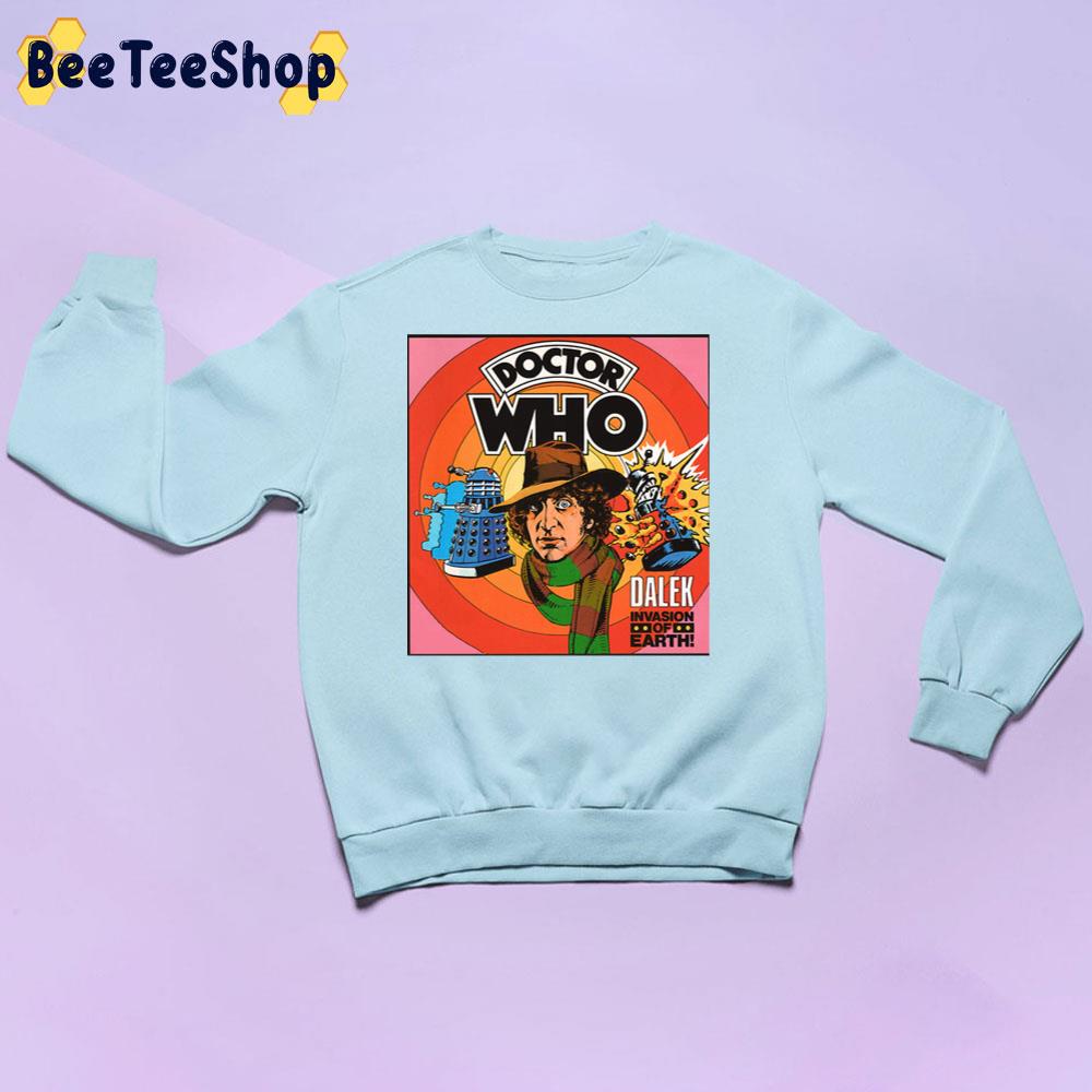 Vintage Dr. Who Vs Daleks Tom Baker Trending Unisex Sweatshirt Vintage Dr. Who Vs Daleks Tom Baker Trending Unisex Sweatshirt