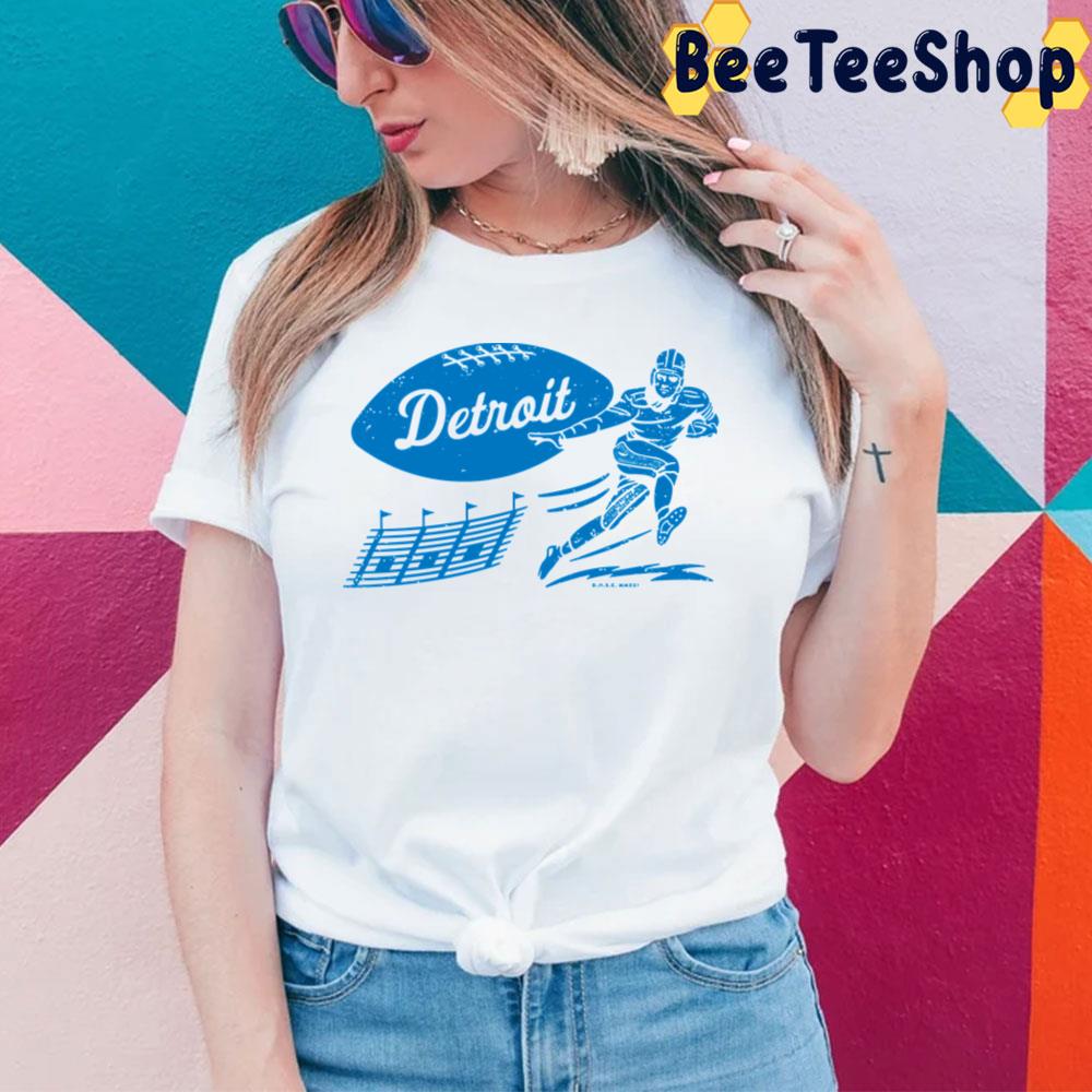 Vintage Football Detroit Lions Blue Unisex T-Shirt Vintage Football Detroit Lions Blue Unisex T-Shirt