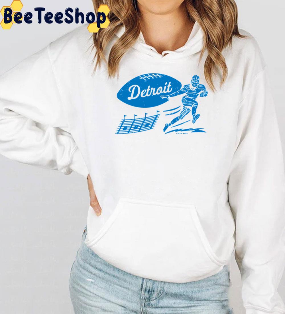 Vintage Football Detroit Lions Blue Unisex T-Shirt Vintage Football Detroit Lions Blue Unisex T-Shirt