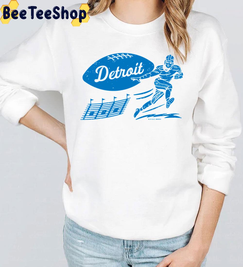 Vintage Football Detroit Lions Blue Unisex T-Shirt Vintage Football Detroit Lions Blue Unisex T-Shirt