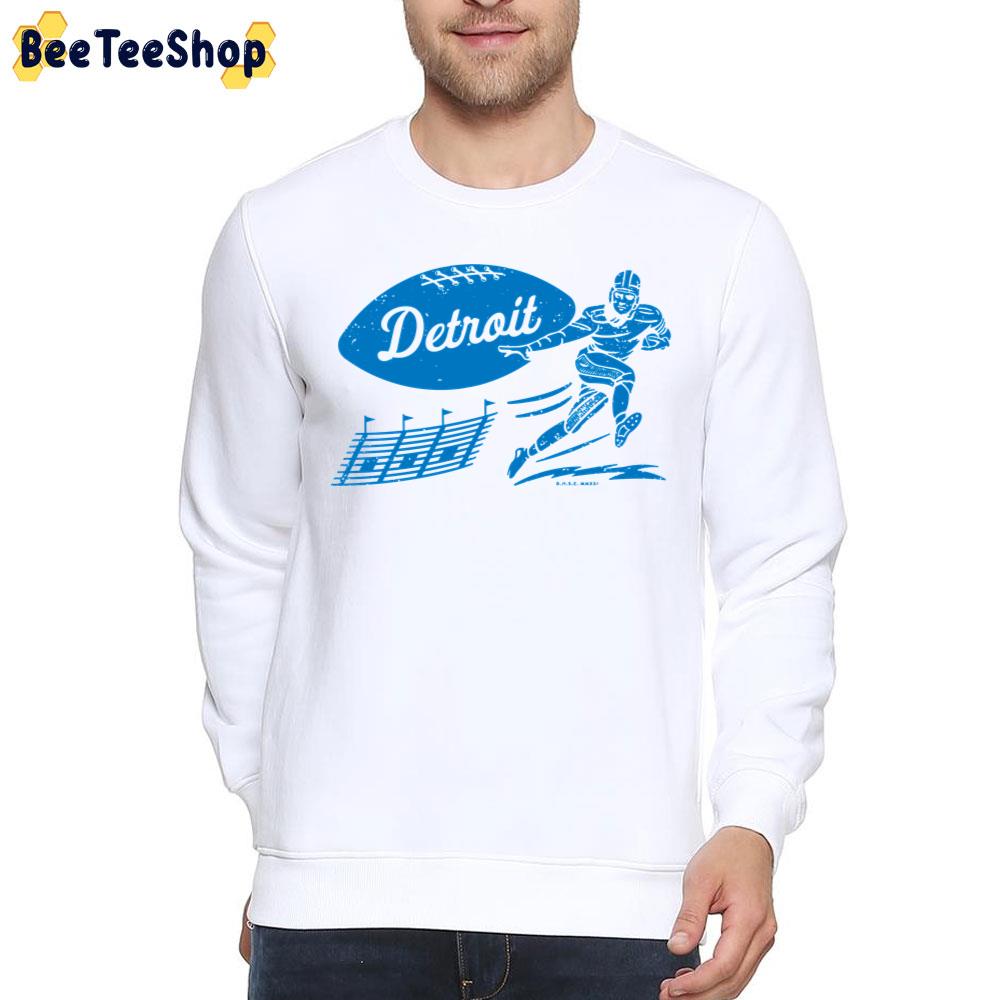 Vintage Football Detroit Lions Blue Unisex T-Shirt Vintage Football Detroit Lions Blue Unisex T-Shirt