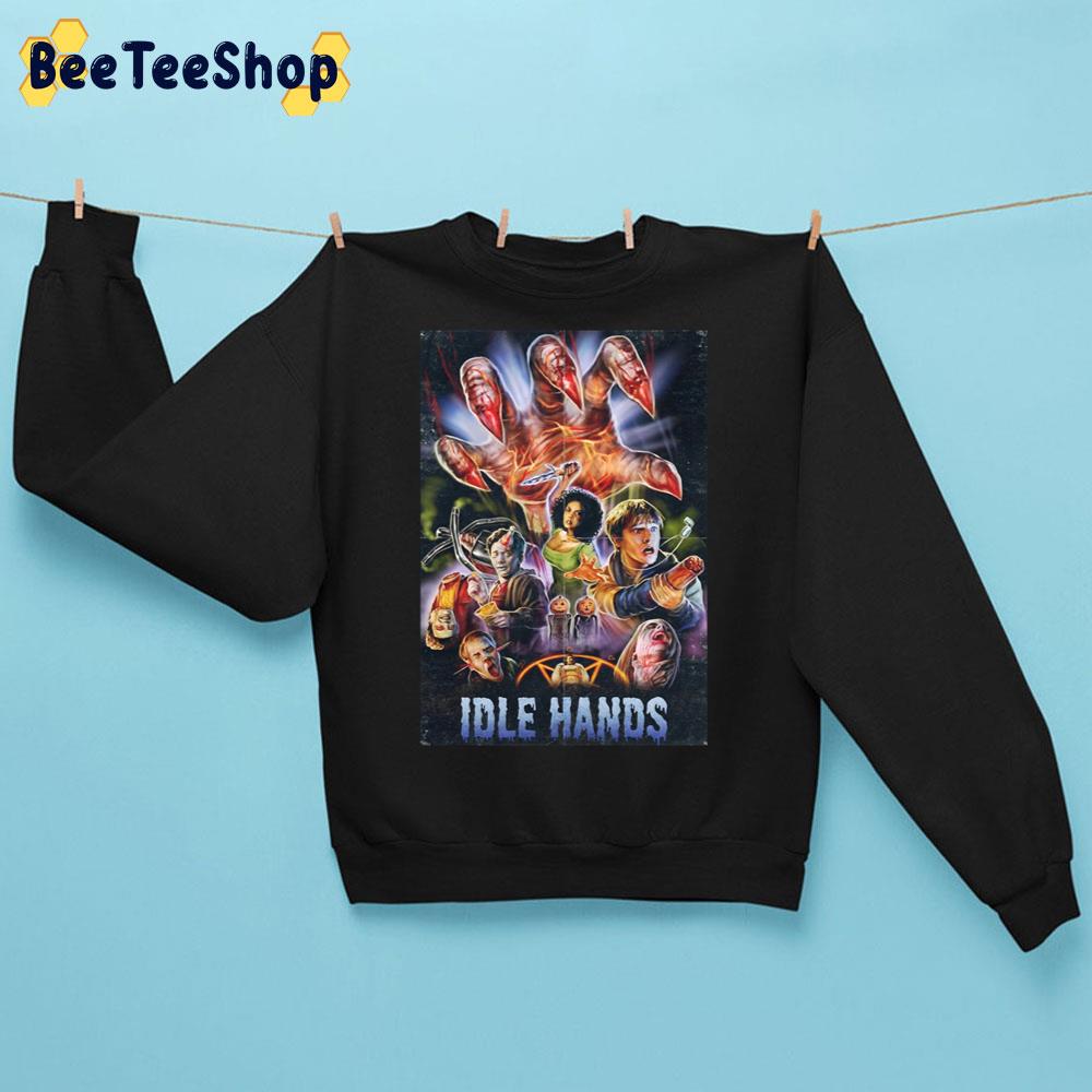 Vintage Idle Hands Horror Movie Unisex Sweatshirt Vintage Idle Hands Horror Movie Unisex Sweatshirt