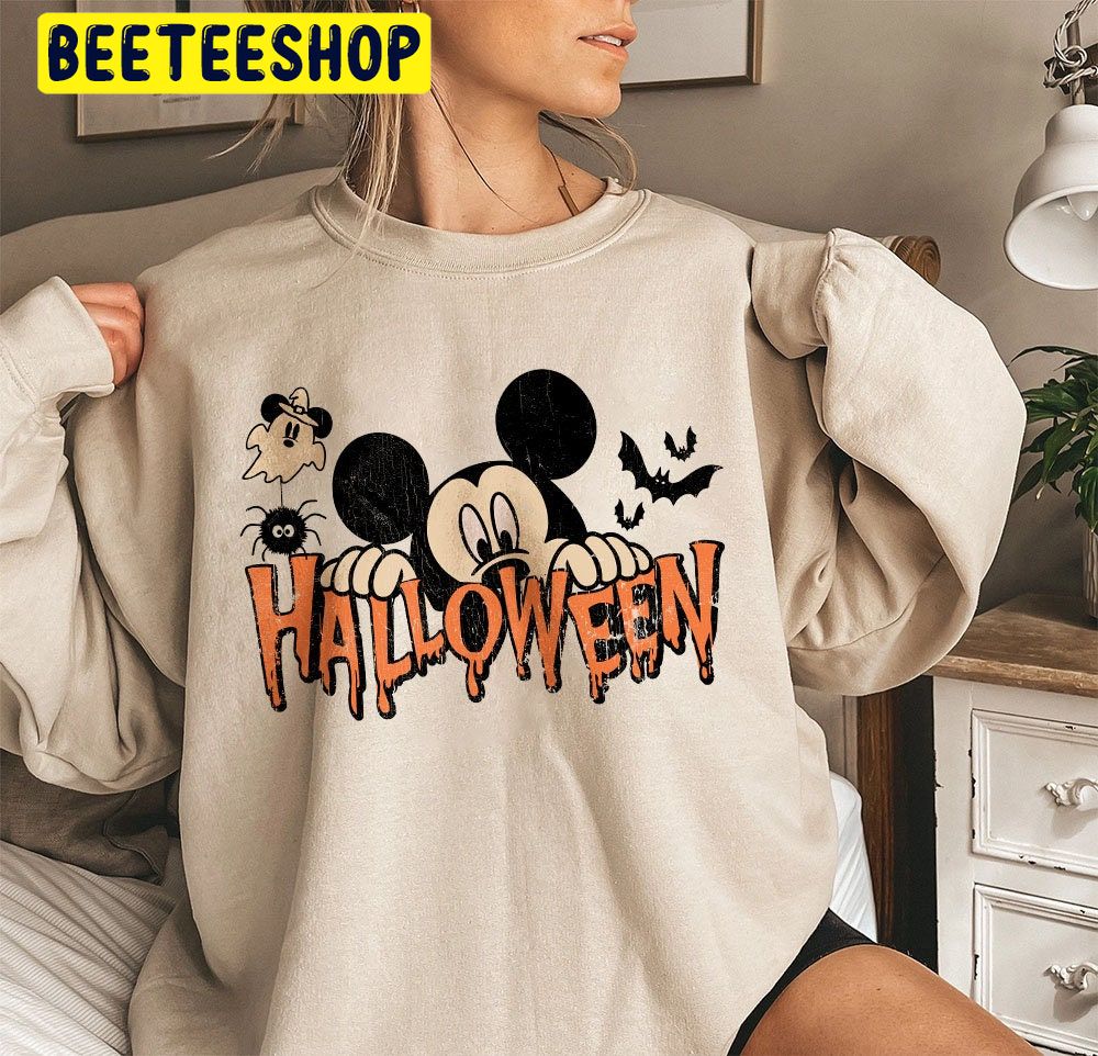 Vintage Mickey Disney Halloween Unisex Sweatshirt Vintage Mickey Disney Halloween Unisex Sweatshirt