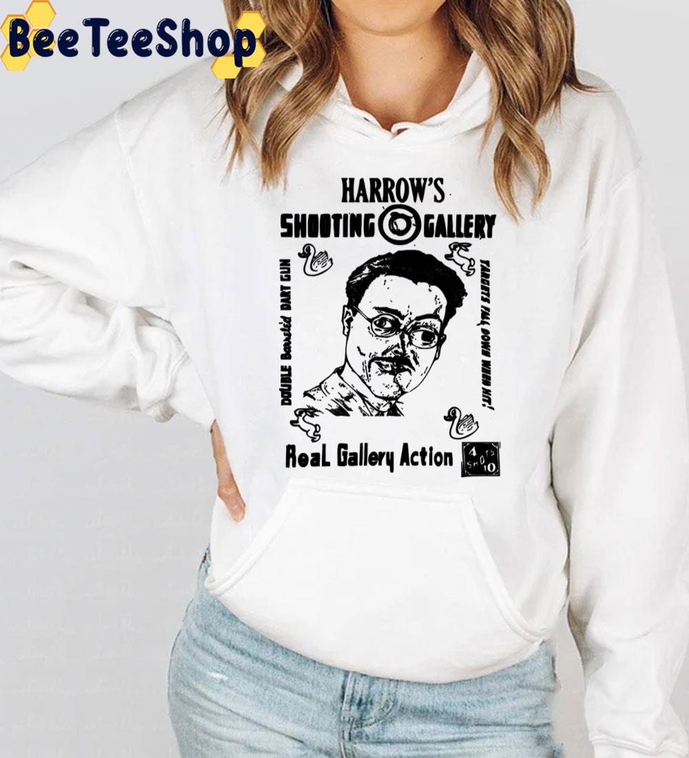 Vintage Retro Harrow's Boardwalk Shooting Gallery Boadwalk Empire Halloween Trending Unisex T-Shirt Vintage Retro Harrow's Boardwalk Shooting Gallery Boadwalk Empire Halloween Trending Unisex T-Shirt