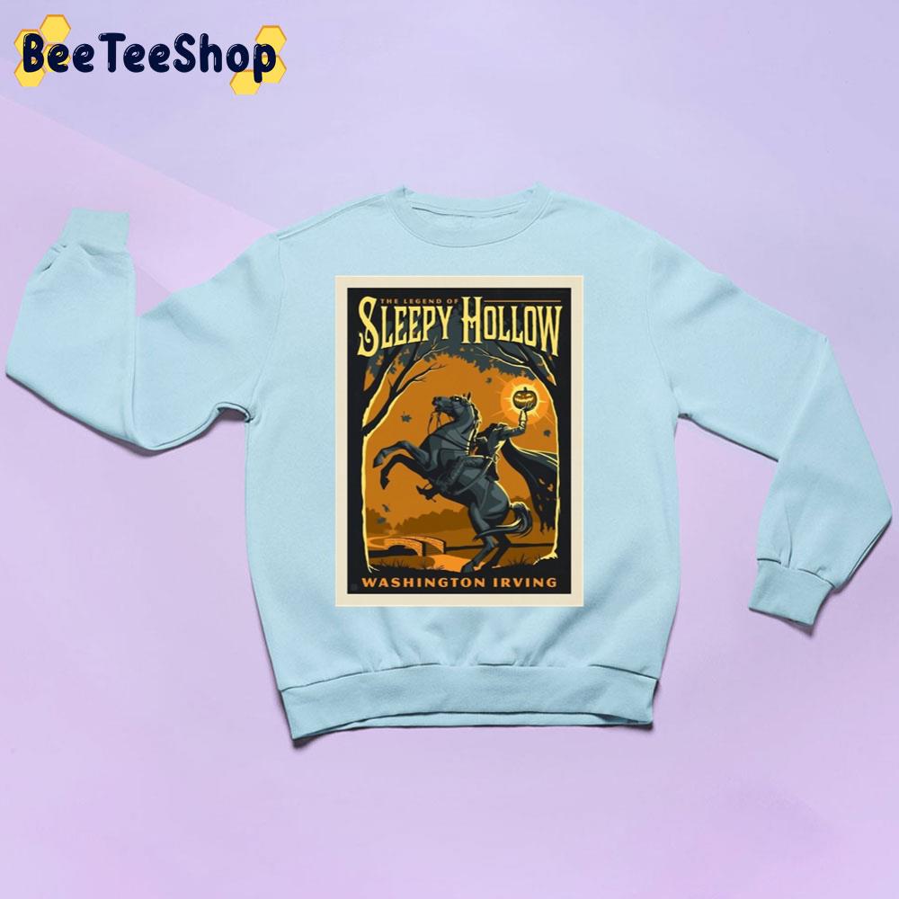 Vintage Sleepy Movie Hollow Poster Halloween Movie Unisex Sweatshirt Vintage Sleepy Movie Hollow Poster Halloween Movie Unisex Sweatshirt