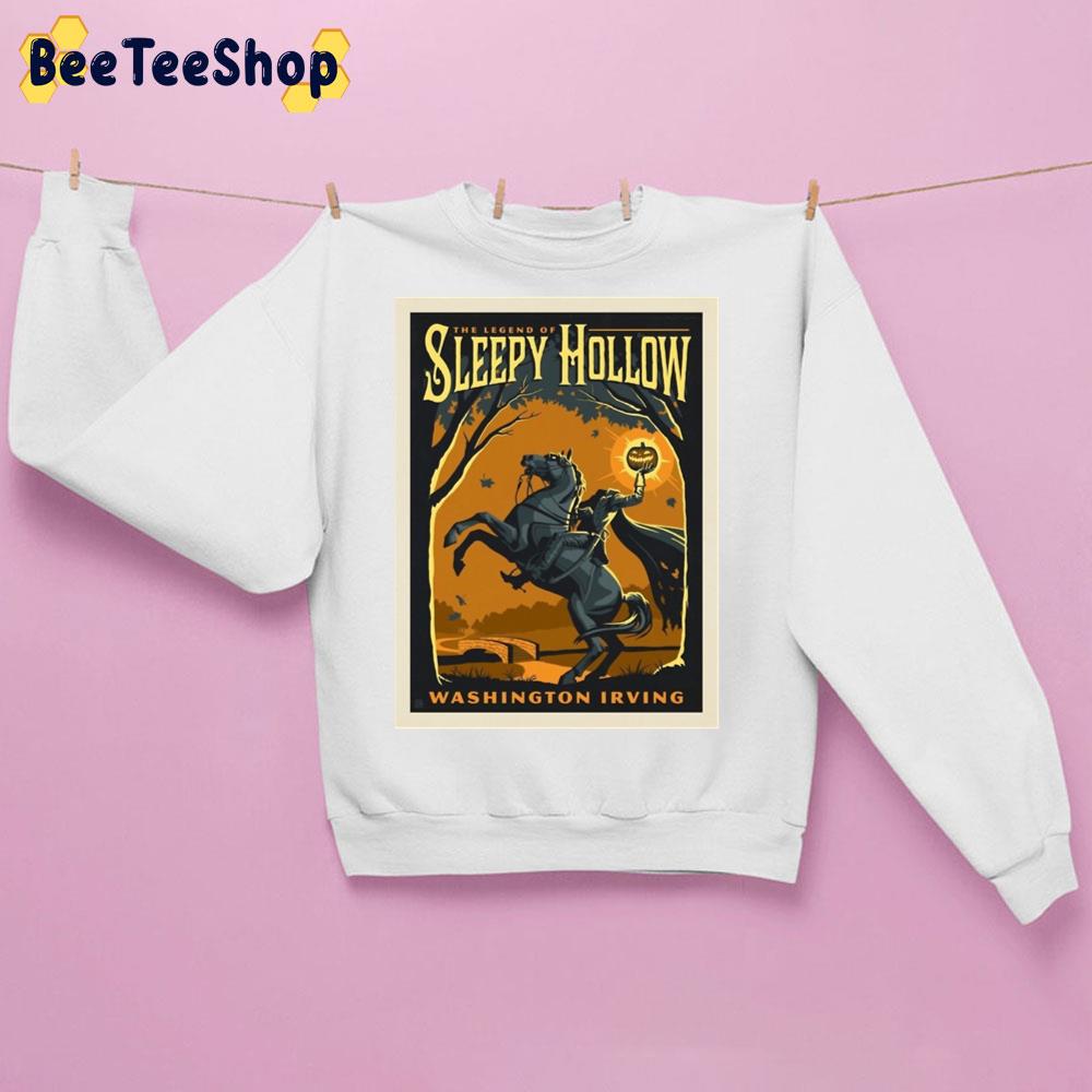 Vintage Sleepy Movie Hollow Poster Halloween Movie Unisex Sweatshirt Vintage Sleepy Movie Hollow Poster Halloween Movie Unisex Sweatshirt