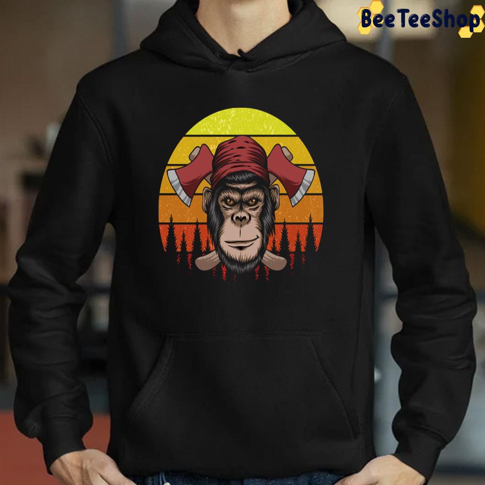 Vintage Sunset Hit Monkey Trending Unisex T-Shirt Vintage Sunset Hit Monkey Trending Unisex T-Shirt