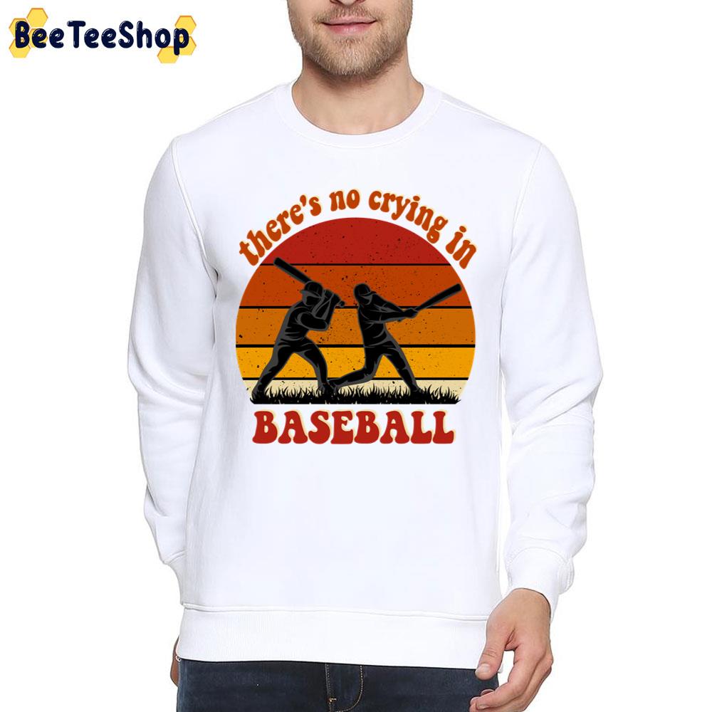 Vintage Sunset There's No Crying In Baseball Trending Unisex T-Shirt Vintage Sunset There's No Crying In Baseball Trending Unisex T-Shirt