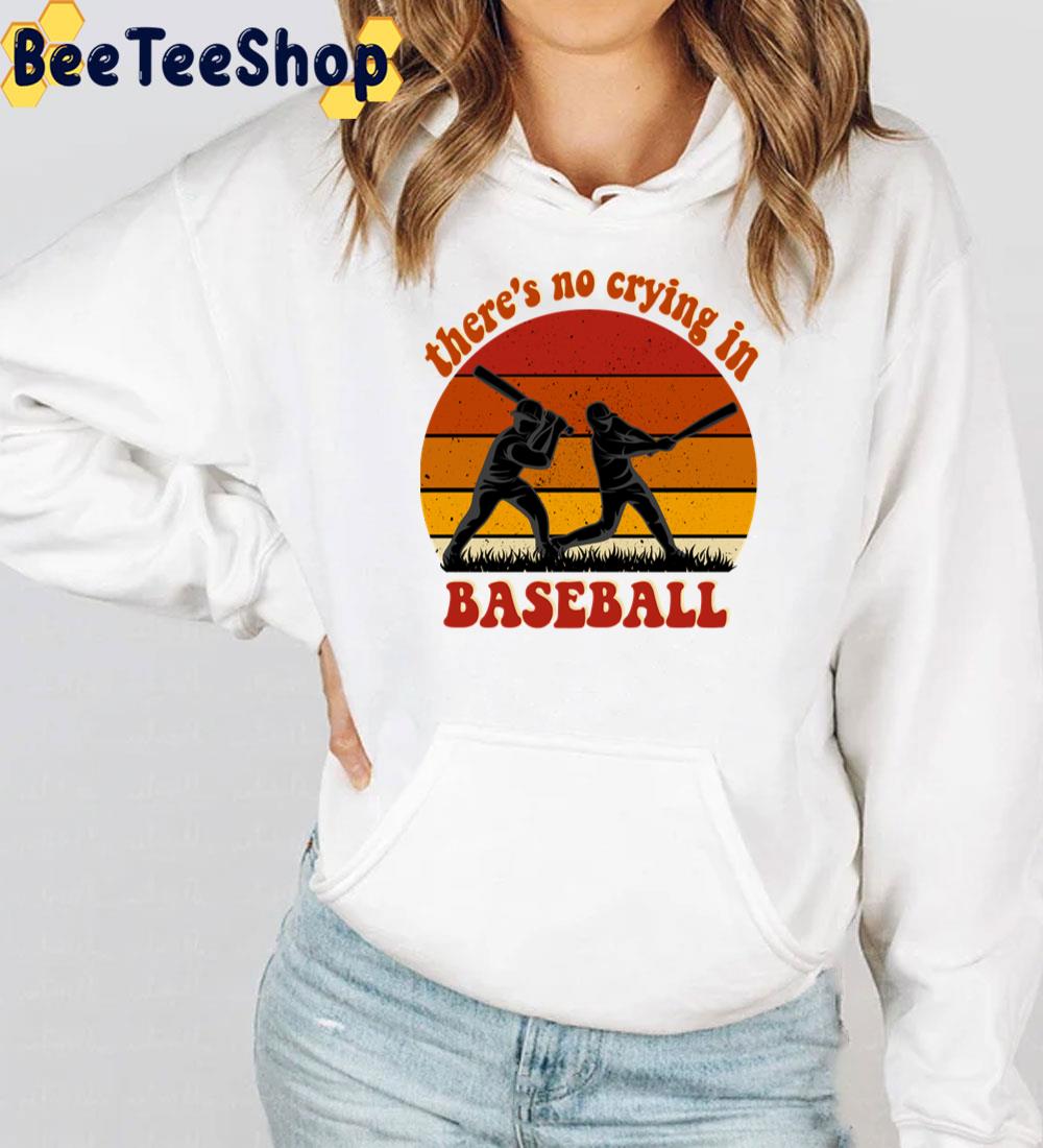 Vintage Sunset There's No Crying In Baseball Trending Unisex T-Shirt Vintage Sunset There's No Crying In Baseball Trending Unisex T-Shirt
