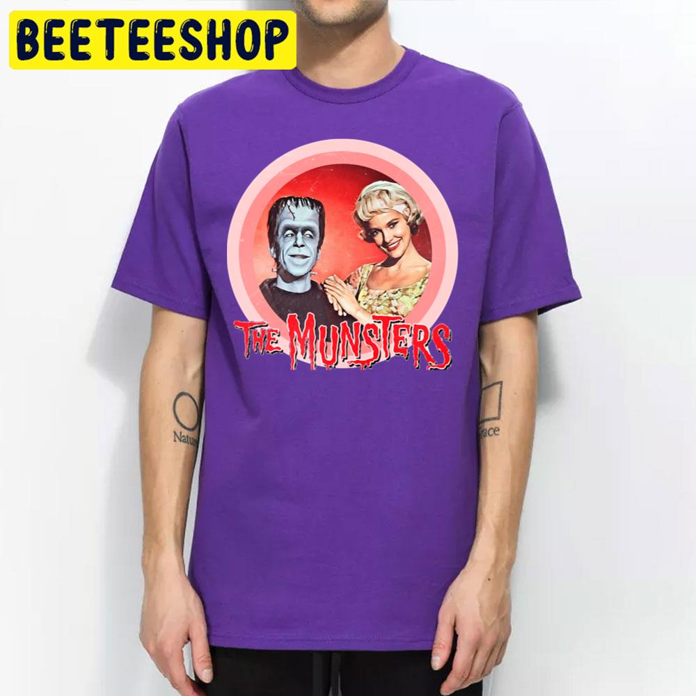 Vintage The Munsters Family Halloween Movie Trending Unisex T-Shirt Vintage The Munsters Family Halloween Movie Trending Unisex T-Shirt