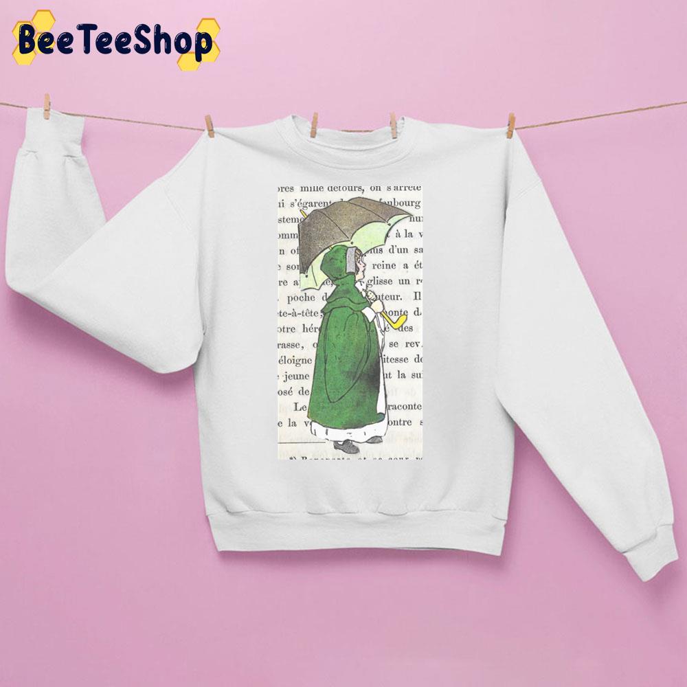 Vintage Umbrella Girl Unisex Sweatshirt Vintage Umbrella Girl Unisex Sweatshirt