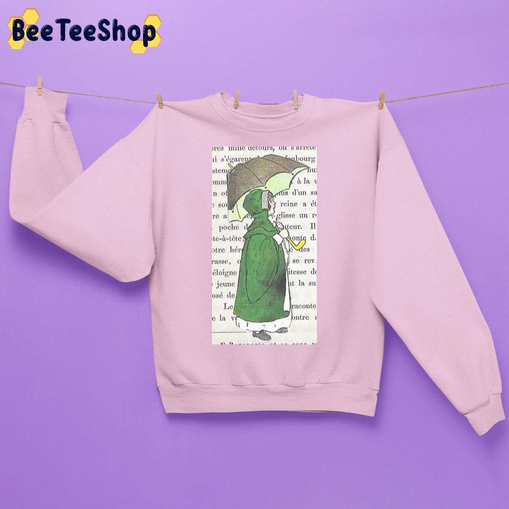 Vintage Umbrella Girl Unisex Sweatshirt Vintage Umbrella Girl Unisex Sweatshirt
