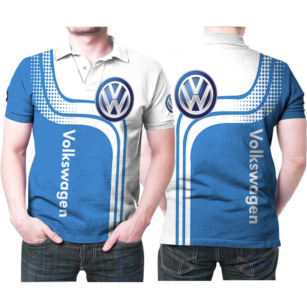 Volkswagen Vehicle Manufacturer Logo Brand 3D All Over Print Polo Shirt Volkswagen Vehicle Manufacturer Logo Brand 3D All Over Print Polo Shirt