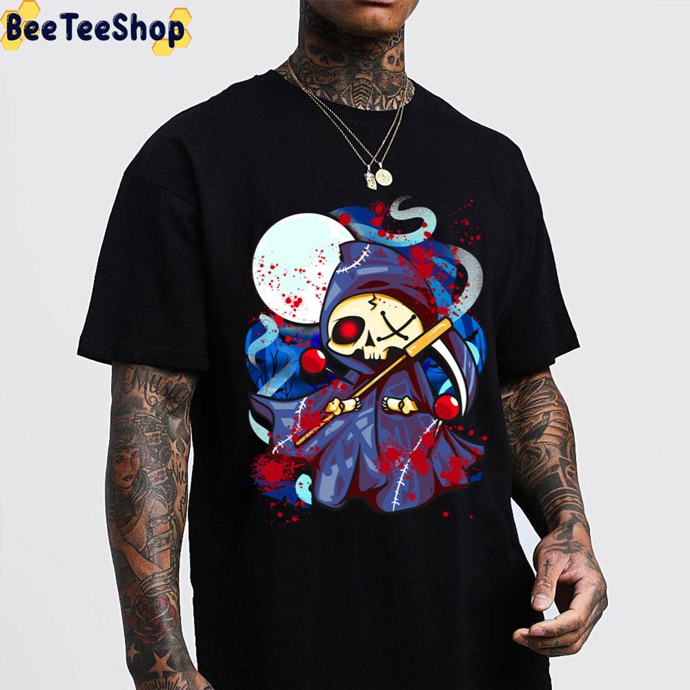 Voodoo Doll Grim Reaper Halloween Trending Unisex T-Shirt Voodoo Doll Grim Reaper Halloween Trending Unisex T-Shirt