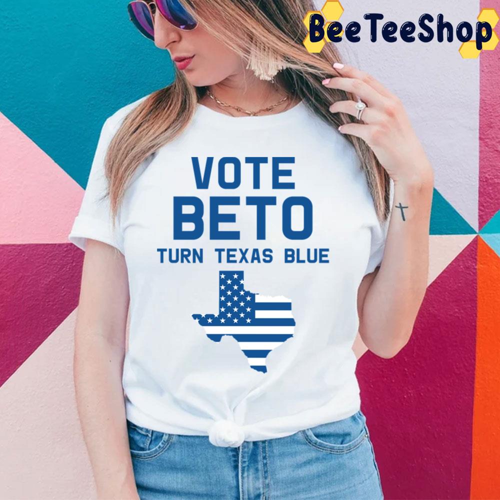 Vote Beto Turn Texas Blue 2022 Unisex T-Shirt Vote Beto Turn Texas Blue 2022 Unisex T-Shirt