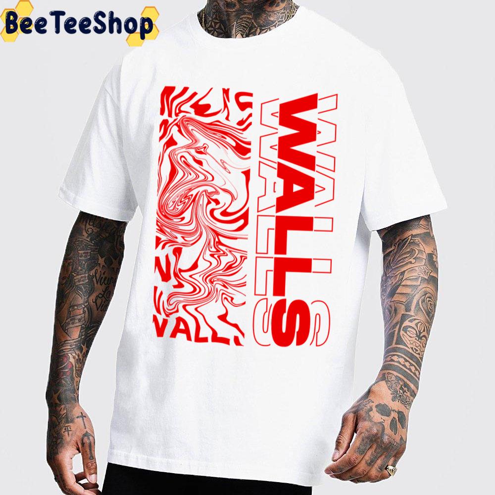 Walls Louis Tomlinson Red Art Unisex T-Shirt Walls Louis Tomlinson Red Art Unisex T-Shirt