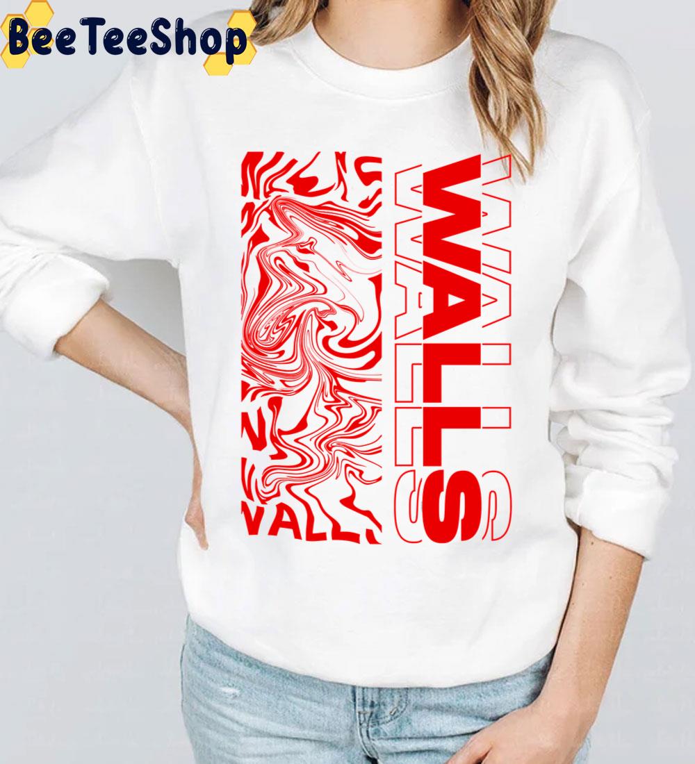 Walls Louis Tomlinson Red Art Unisex T-Shirt Walls Louis Tomlinson Red Art Unisex T-Shirt