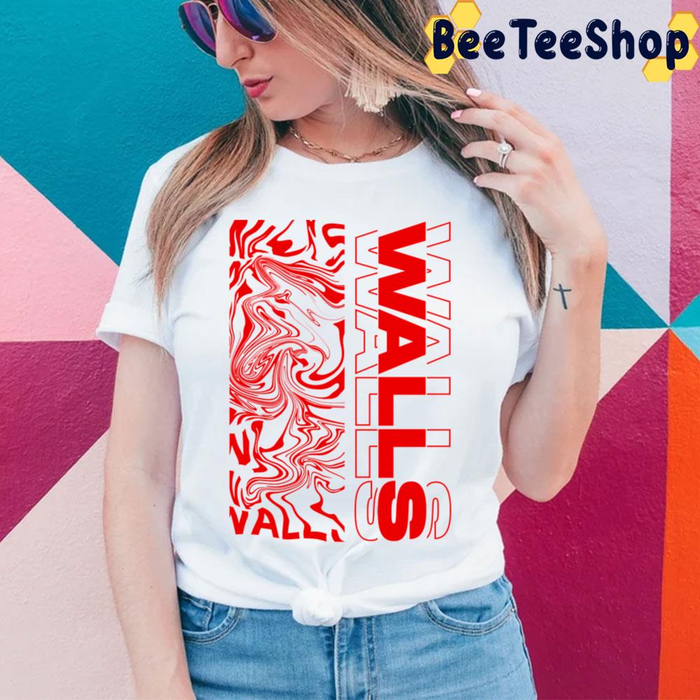 Walls Louis Tomlinson Red Art Unisex T-Shirt Walls Louis Tomlinson Red Art Unisex T-Shirt