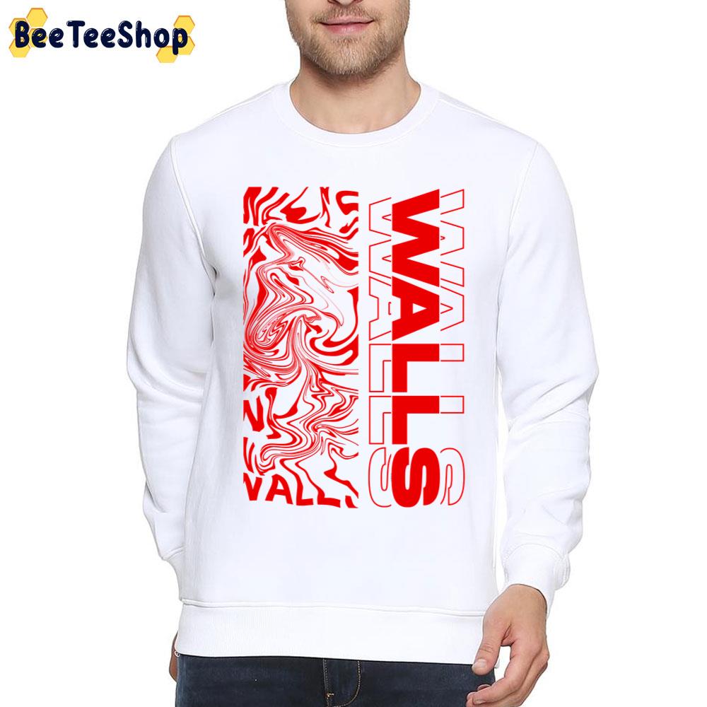 Walls Louis Tomlinson Red Art Unisex T-Shirt Walls Louis Tomlinson Red Art Unisex T-Shirt