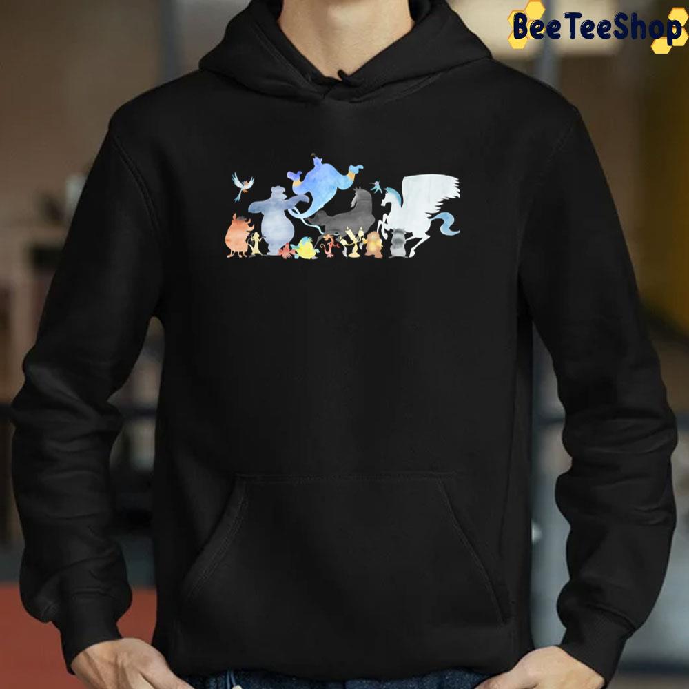 Watercolor Characters Disney World Trending Unisex T-Shirt Watercolor Characters Disney World Trending Unisex T-Shirt