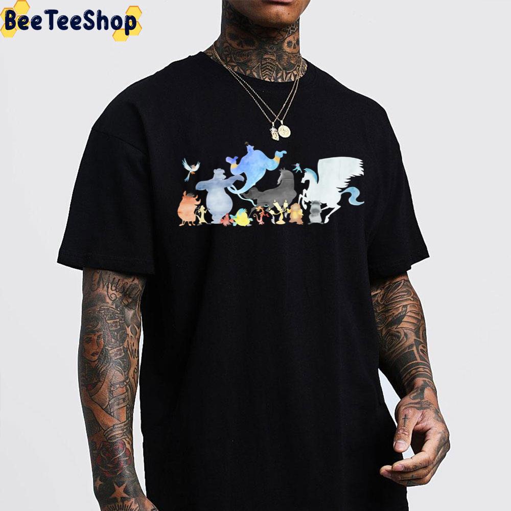 Watercolor Characters Disney World Trending Unisex T-Shirt Watercolor Characters Disney World Trending Unisex T-Shirt