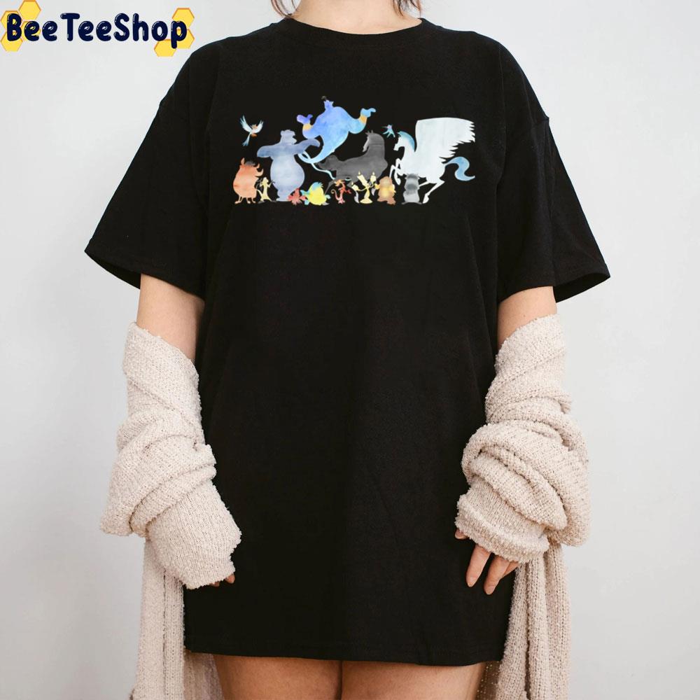 Watercolor Characters Disney World Trending Unisex T-Shirt Watercolor Characters Disney World Trending Unisex T-Shirt