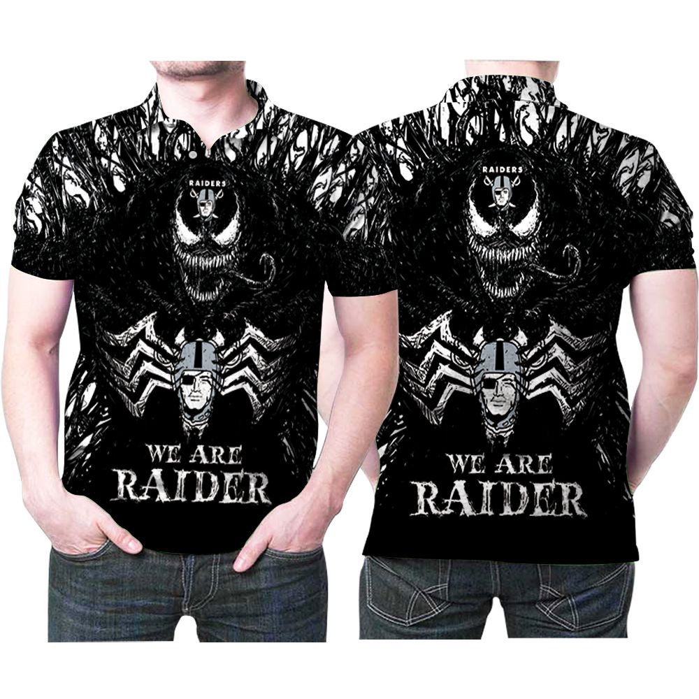 We Are Raiders Venom Las Vegas Raiders 3D All Over Print Polo Shirt We Are Raiders Venom Las Vegas Raiders 3D All Over Print Polo Shirt