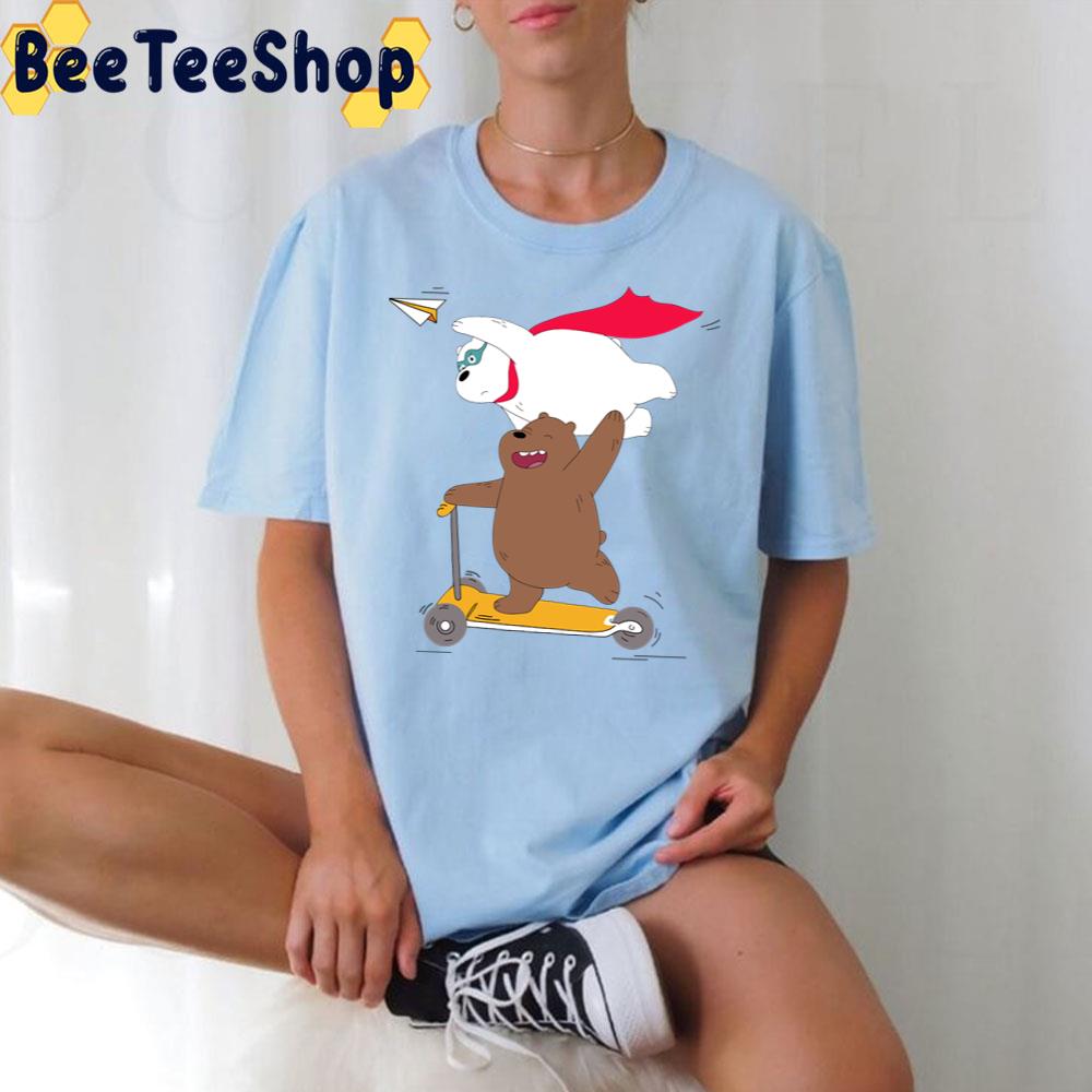 We Flying Bare Bears Trending Unisex T-Shirt We Flying Bare Bears Trending Unisex T-Shirt